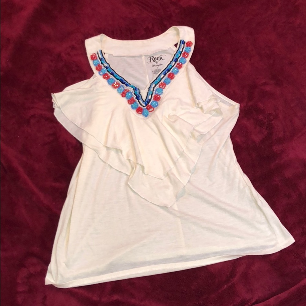 💛💛 Wrangler beaded blouse